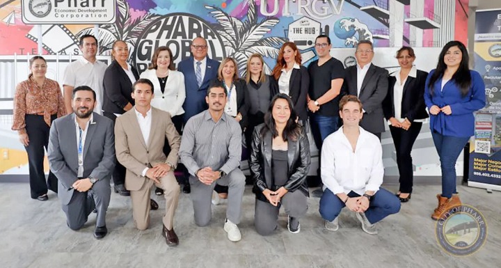 The first cohort of Kauffman FastTrac – En Español graduates stand proudly alongside UTRGV officials and Pharr EDC President & CEO Victor Perez. They begin new ventures and opportunities for local economic growth and innovation. Courtesy photo. #Entrepreneurship #CommunityImpact #PharrPride. Courtesy photo