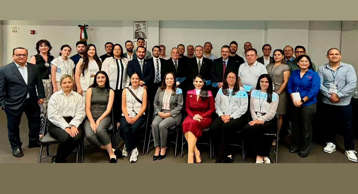 The COMCE delegation is pictured with staff from Pharr Economic Development Corporation.