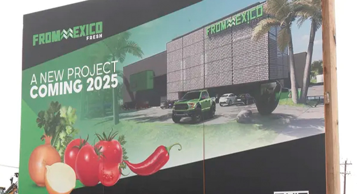ceremony for the From Mexico Cold Storage Warehouse.